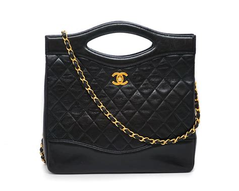 chanel lambskin black bag|vintage chanel lambskin bag.